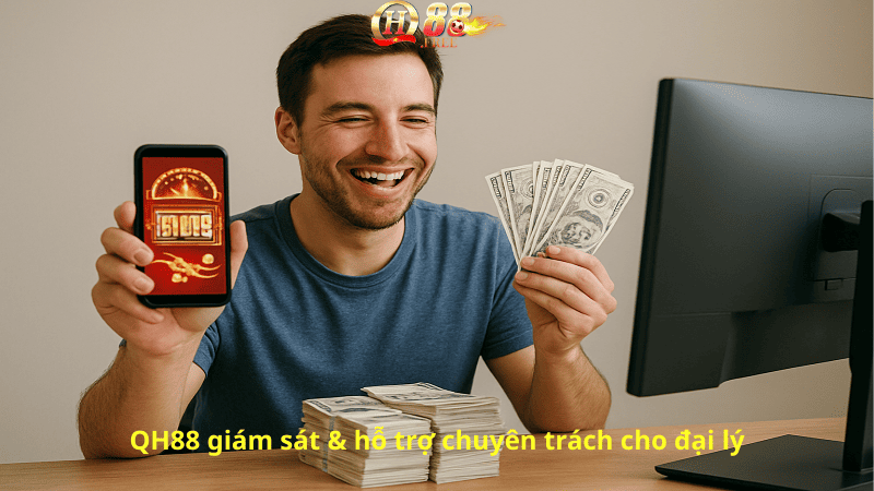QH88 giám sát & hỗ trợ chuyên trách cho đại lý