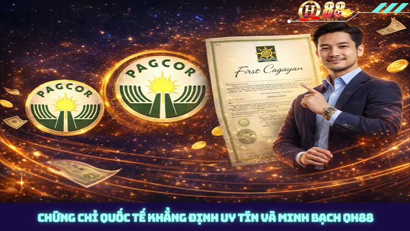 Chứng chỉ quốc tế khẳng định uy tín và minh bạch QH88